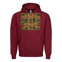 Burgundy camo leopard and glitter tumbler Zipper Hoodie - Jasminsmagicworld