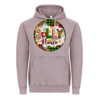 Vintage Zinc Christmas Jolly Nurse Vintage Hoodie - Artiststas