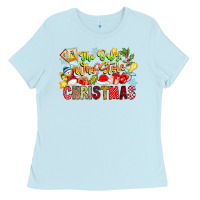 Baby Blue The Boy Who Stole Christmas Ladies Tee - CowhideDigitalArt