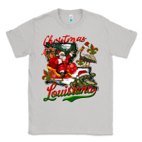 Moon Dust louisiana christmas with  afro santa Classic Tee - BarkalooDesign