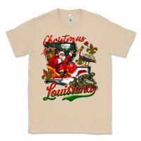 Mushroom louisiana christmas with  afro santa Classic Tee - BarkalooDesign