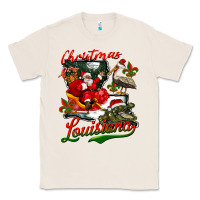 Natural louisiana christmas with  afro santa Classic Tee - BarkalooDesign