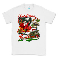 White louisiana christmas with  afro santa Classic Tee - BarkalooDesign