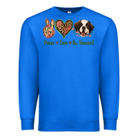 True Royal Peace Love St. Bernard Premium Sweatshirt - Jasminsmagicworld