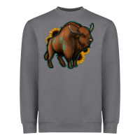 Storm Western  Bison Heavyweight Sweatshirt - Jasminsmagicworld