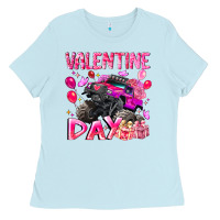 Baby Blue Valentine Day Ladies Tee - CowhideDigitalArt