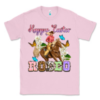 Bubblegum Pink Happy Easter rodeo cowgirl Classic Tee - OliviaCreatesArt