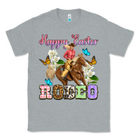 Heather Grey Happy Easter rodeo cowgirl Classic Tee - OliviaCreatesArt