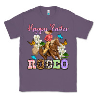 Lavender Happy Easter rodeo cowgirl Classic Tee - OliviaCreatesArt