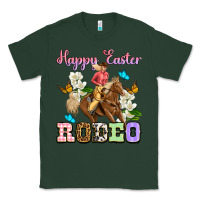 Sports Green Happy Easter rodeo cowgirl Classic Tee - OliviaCreatesArt