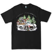 Black merry christmas gnomies Premium Tee - FaDigitalArtStudio