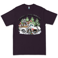 Plum merry christmas gnomies Premium Tee - FaDigitalArtStudio