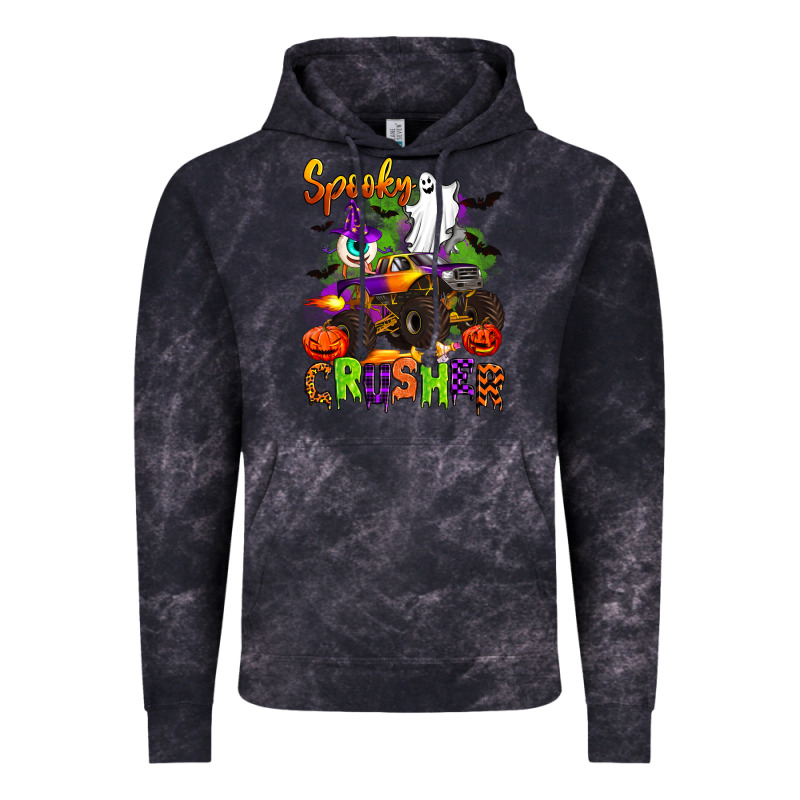 Spooky Cruhser With Monster Truck Vintage Hoodie by Artiststas | Teevron