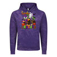 Cloud Purple spooky cruhser with monster truck Vintage Hoodie - Artiststas
