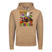Vintage Coffee spooky cruhser with monster truck Vintage Hoodie - Artiststas