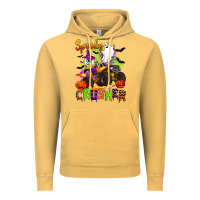 Vintage Mustard spooky cruhser with monster truck Vintage Hoodie - Artiststas