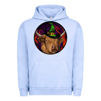 Pigment Grape Ice halloween highland cow round Urban Hoodie - RanaPortraitStore