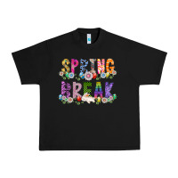 Black SPRING BREAK Urban Heavy Tee - CowhideDigitalArt