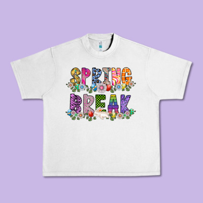 Spring Break Urban Heavy Tee Designed By Cowhidedigitalart