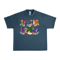 Midnight Navy SPRING BREAK Urban Heavy Tee - CowhideDigitalArt