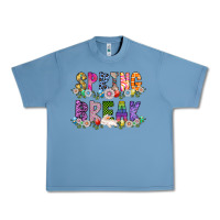 Pebble Blue SPRING BREAK Urban Heavy Tee - CowhideDigitalArt