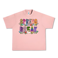 Salmon SPRING BREAK Urban Heavy Tee - CowhideDigitalArt