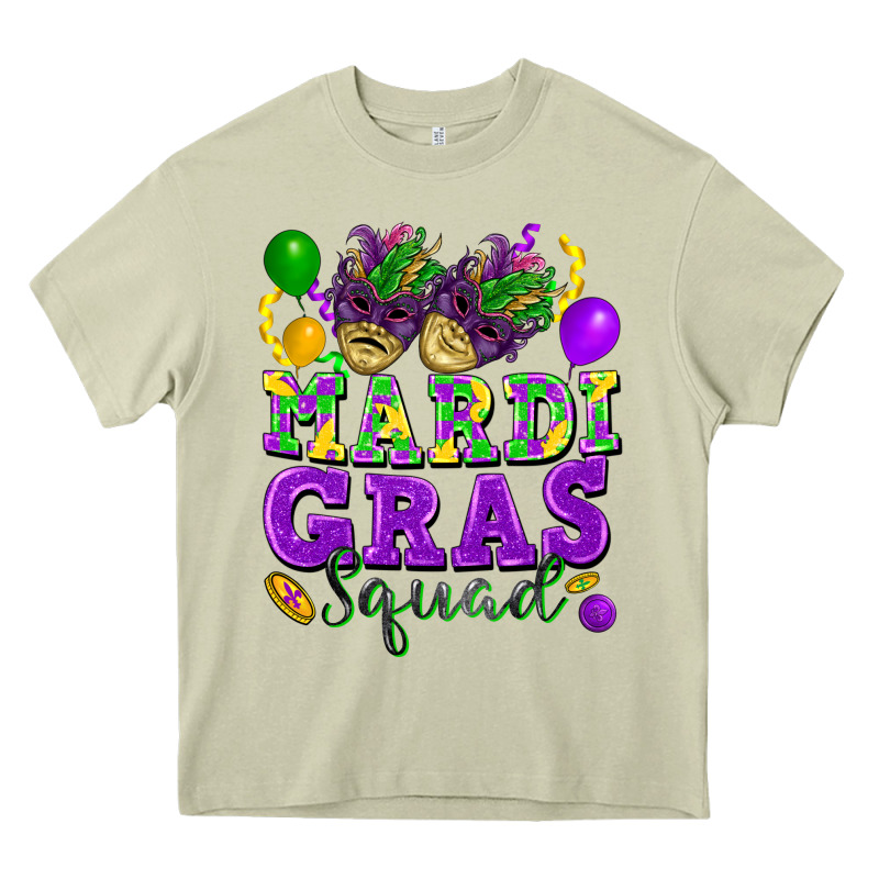 Mardi Gras Squad Heavy Core Tee by FaDigitalArtStudio | Teevron