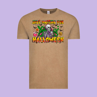 Just Mating For Halloween Vintage Tee Designed By Cowhidedigitalart