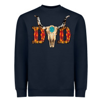 Navy christmas dad (1) Heavyweight Sweatshirt - RanaPortraitStore