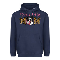 Navy Border Collie Mom Heavyweight Hoodie - Jasminsmagicworld