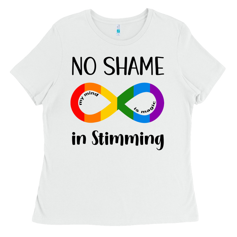 No Shame Stimming Ladies Tee by CowhideDigitalArt | Teevron