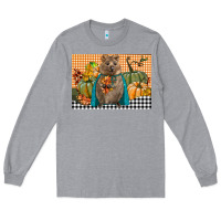 Heather Grey Fall Quokka Long Sleeve Tee - LillyAllenDesigns