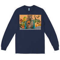 Navy Fall Quokka Long Sleeve Tee - LillyAllenDesigns