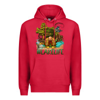 Cardinal lake life gnome Premium Hoodie - BarkalooDesign