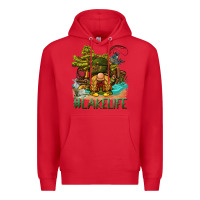 Red lake life gnome Premium Hoodie - BarkalooDesign