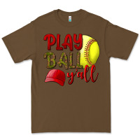 Play Ball Y'all Softball Premium Tee | Teevron