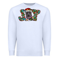 White christmas joy pitbull Premium Sweatshirt - RanaPortraitStore