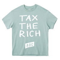 Arona aoc tax the rich Heavy Core Tee - baoMotion
