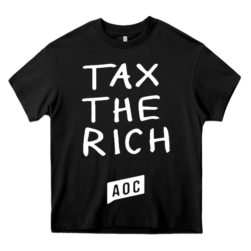 Aoc Tax The Rich Heavy Core Tee by baoMotion | Teevron