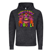 Vintage Black hubble bubble trouble Vintage Hoodie - Artiststas