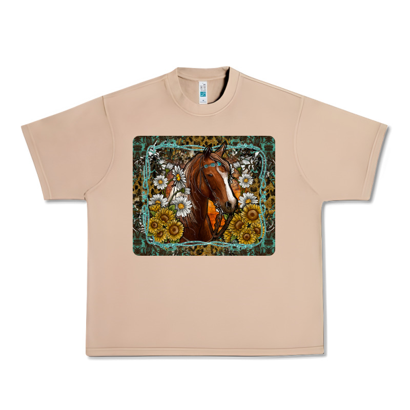 Western Horse Mouse Pad Urban Heavy Tee by CowhideDigitalArt | Teevron