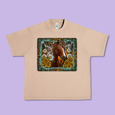 Western Horse Mouse Pad Urban Heavy Tee Designed By Cowhidedigitalart
