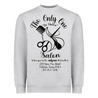 Heather Grey The Only One Salon Heavyweight Sweatshirt - Jasminsmagicworld
