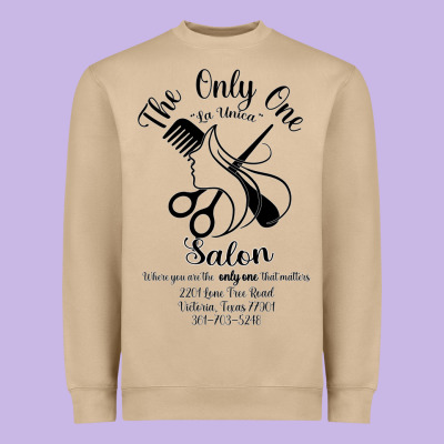The Only One Salon Heavyweight Sweatshirt Designed By Jasminsmagicworld