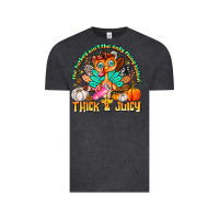 Vintage Black The Turkey Ain’t The Only Thing Lookin Thick & J Vintage Tee - CowhideDigitalArt