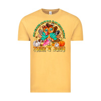 Vintage Mustard The Turkey Ain’t The Only Thing Lookin Thick & J Vintage Tee - CowhideDigitalArt