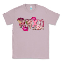 Lilac Valentine's Day pig xoxo Classic Tee - FaDigitalArtStudio