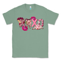 Sage Valentine's Day pig xoxo Classic Tee - FaDigitalArtStudio