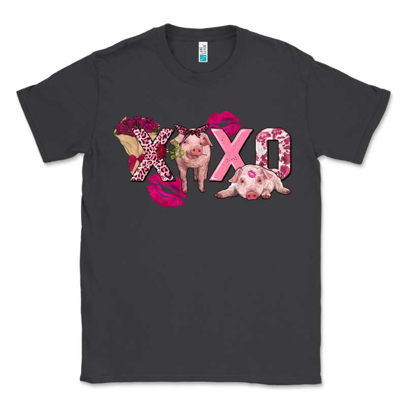 Valentine's Day Pig Xoxo Classic Tee by FaDigitalArtStudio | Teevron