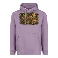 Lavender Camouflage Leopard Background Heavyweight Hoodie - Jasminsmagicworld